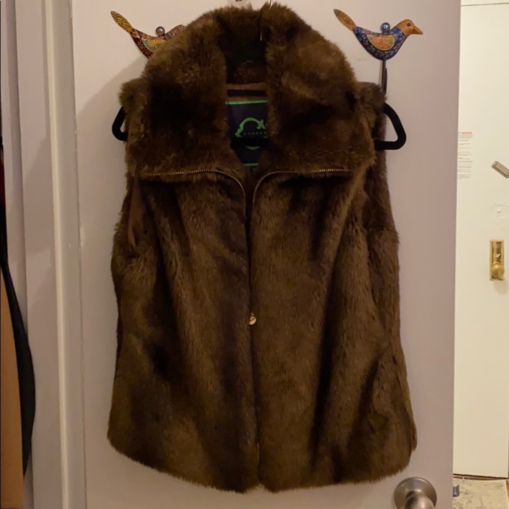 C Wonder Faux Fur Vest